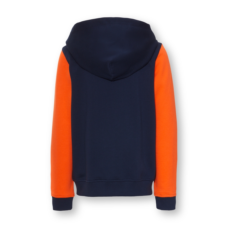 KTM Apex Zip-Hoodie til børn blå-orange udsalg