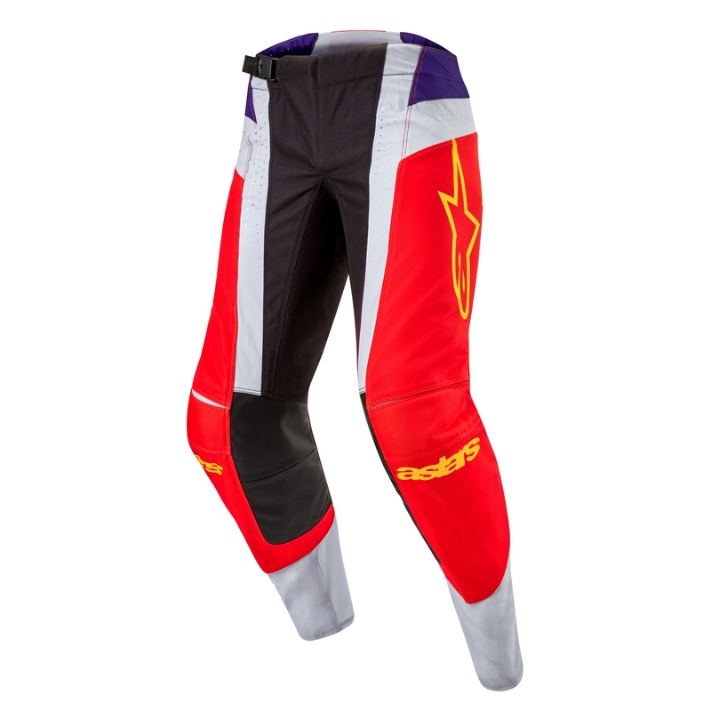 Alpinestars Techstar Ocuri Motocross-bukser orange-grå-lilla-gule udsalg
