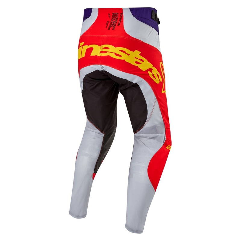 Alpinestars Techstar Ocuri Motocross-bukser orange-grå-lilla-gule udsalg