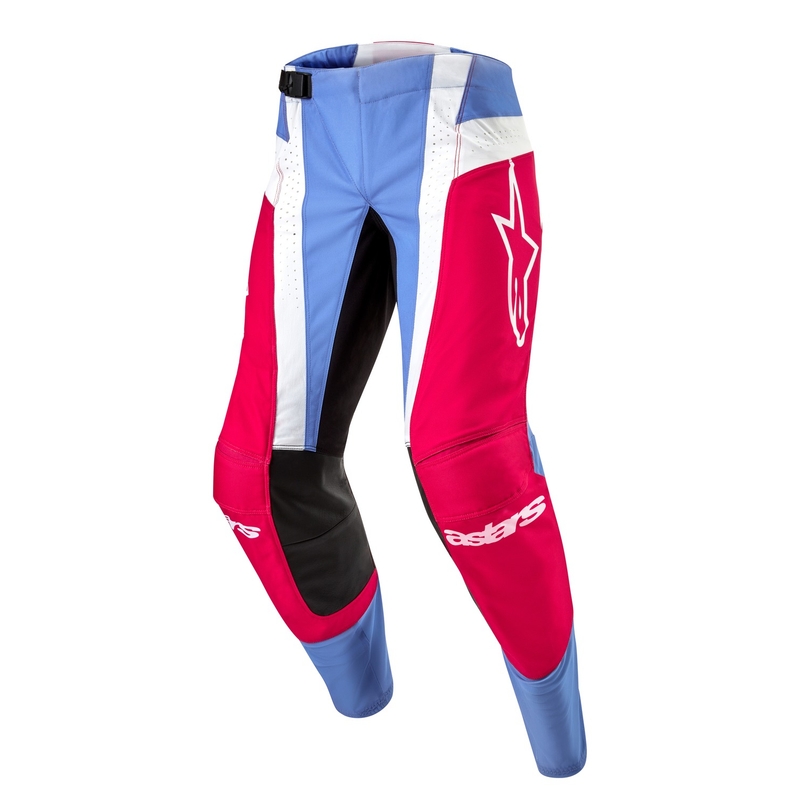 Alpinestars Techstar Ocuri 2024 Motocross-bukser Lyseblå-hvid-rød