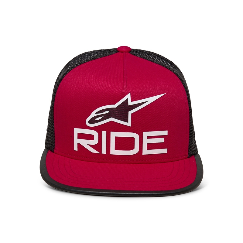 Alpinestars Ride 4.0 ER-kasket rød-sort-hvid