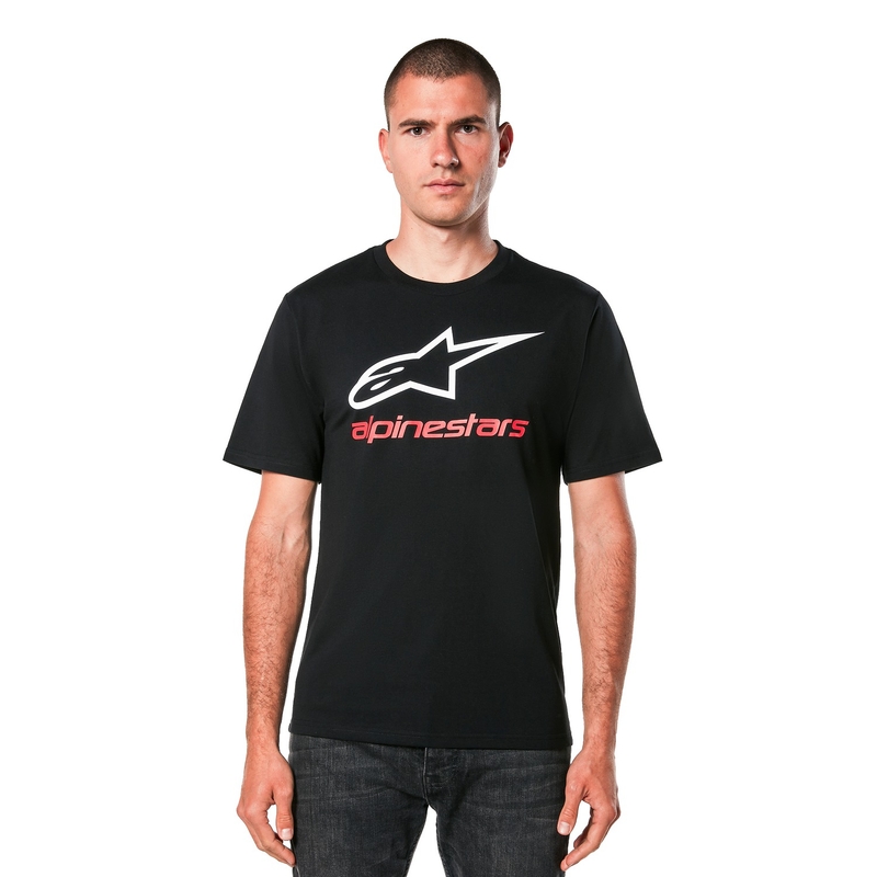 T-shirt Alpinestars Always 2.0 CSF sort-hvid-rød