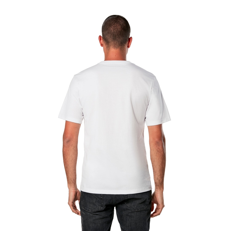 T-shirt Alpinestars Always 2.0 CSF hvid-rød-sort