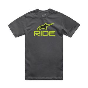 T-shirt Alpinestars Ride 4.0 CSF grå-gul-sort