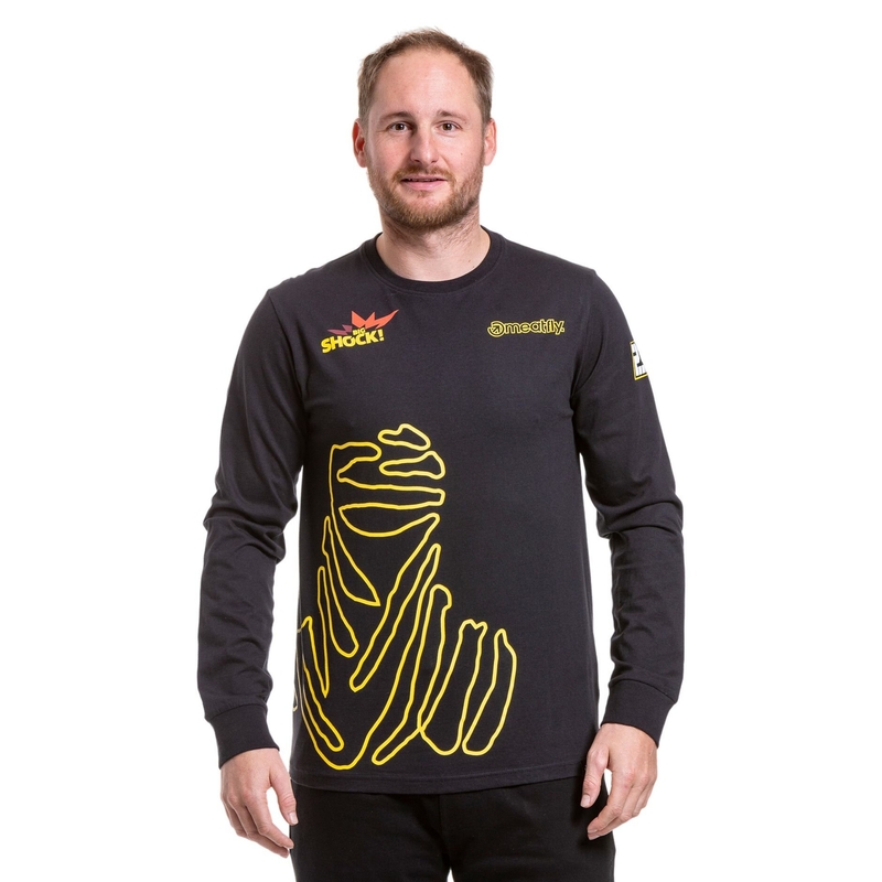 Meatfly Dakar Bedouin langærmet t-shirt sort