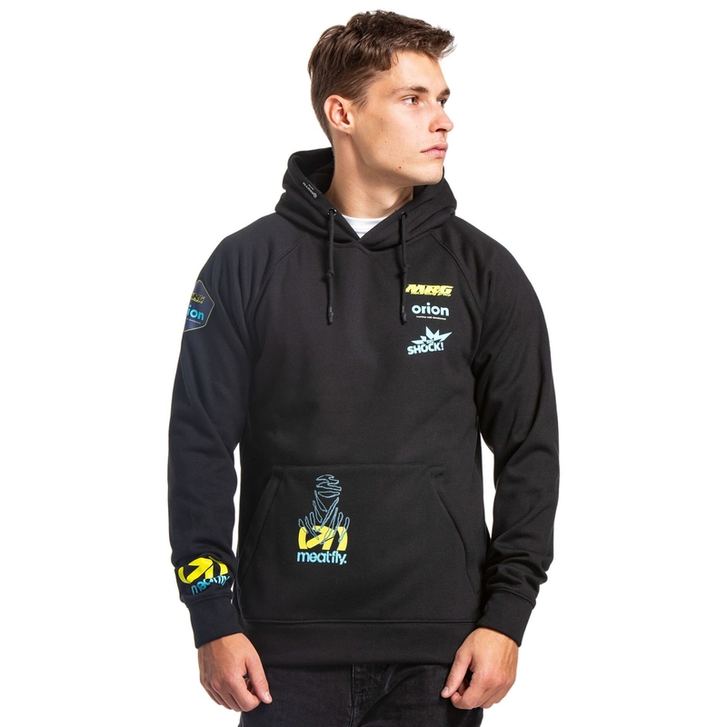 Meatfly Gravel Dakar teknisk sweatshirt sort