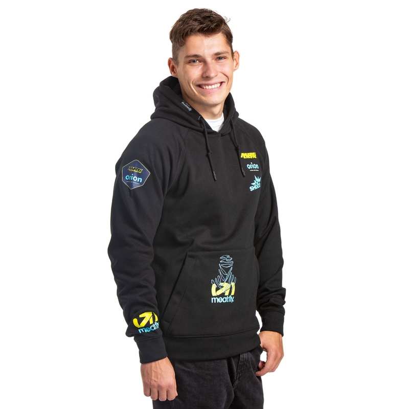 Meatfly Gravel Dakar teknisk sweatshirt sort