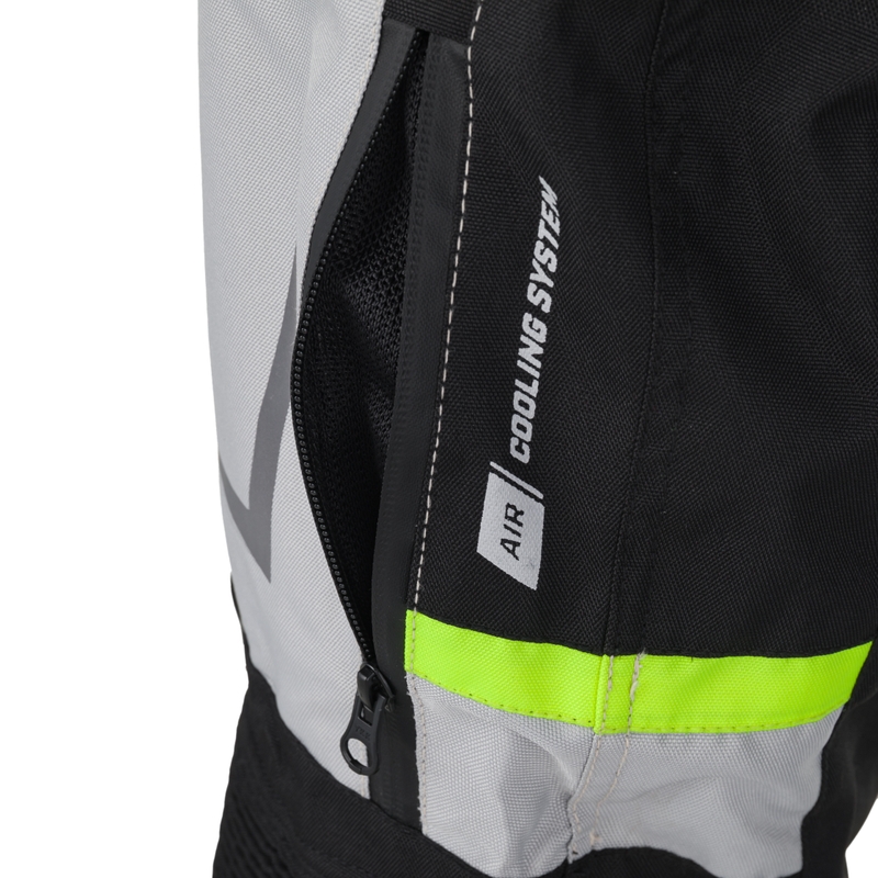 RSA EXO 2 motorcykelbukser sort-fluo gul
