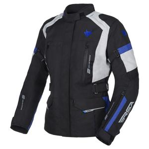 RSA EXO 2 sort-grå-blå motorcykeljakke til kvinder