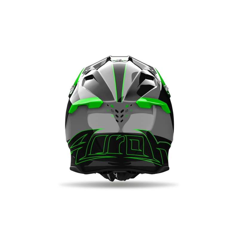 Motocrosshjelm Airoh Twist 3 Shard blank grøn