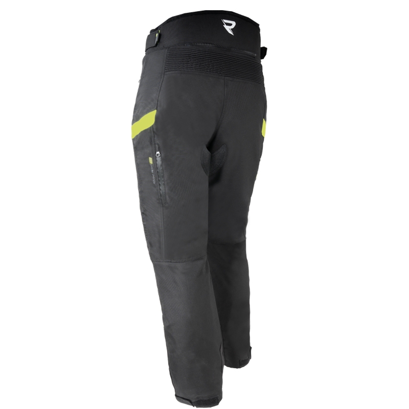 Street Racer Vix Black-Fluo Yellow motorcykelbukser til kvinder