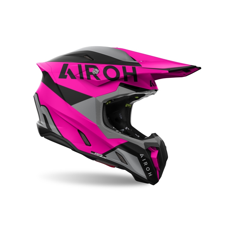 Motocrosshjelm Airoh Twist 3 King mat pink