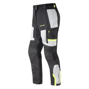 Street Racer Hilax Black-Gray-Fluo Yellow motorcykelbukser til kvinder
