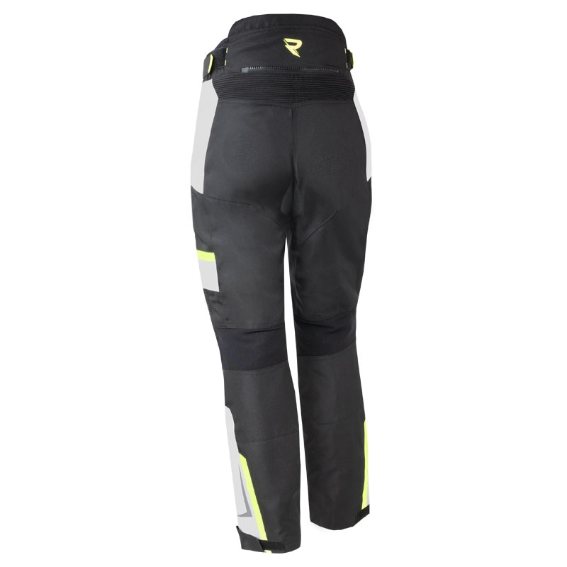 Street Racer Hilax Black-Gray-Fluo Yellow motorcykelbukser til kvinder