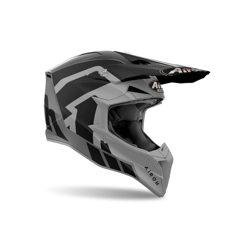 Motocrosshjelm Airoh Wraaap Reloaded mat antracit