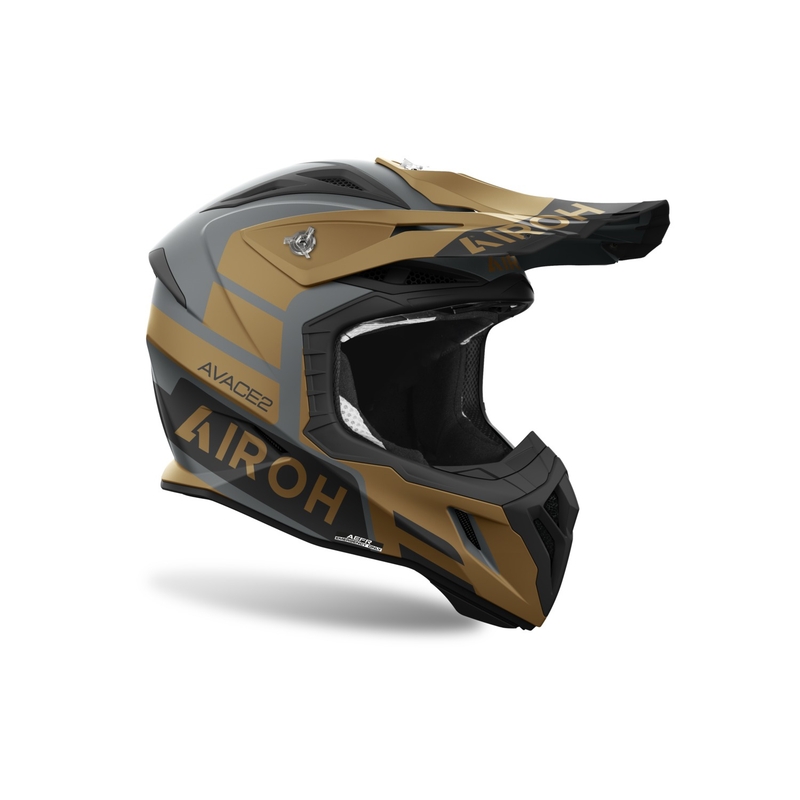 Airoh Aviator Ace 2 Sake motocrosshjelm, mat guld