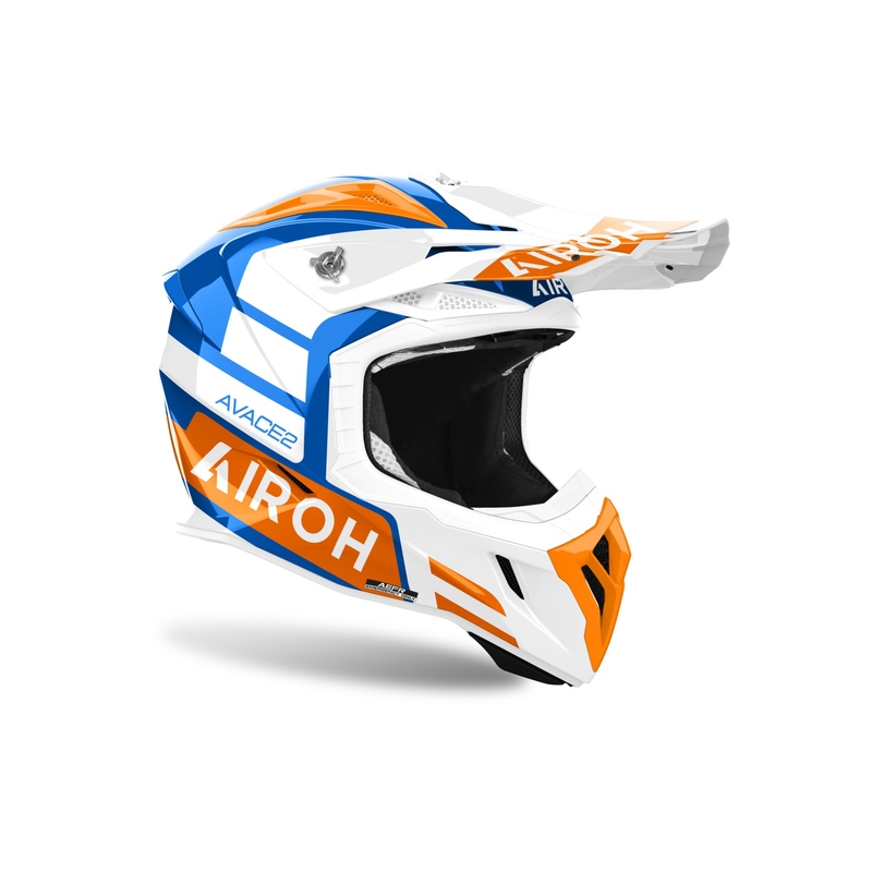 Motocross hjelm Airoh Aviator Ace 2 Sake blank orange