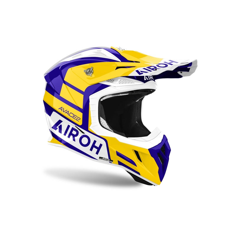 Airoh Aviator Ace 2 Sake Motocross Hjelm, Glossy Gul