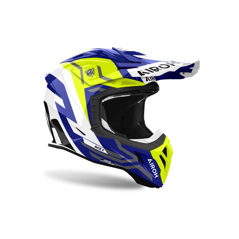 Airoh Aviator Ace 2 Ground Motocross Hjelm, Glossy Gul