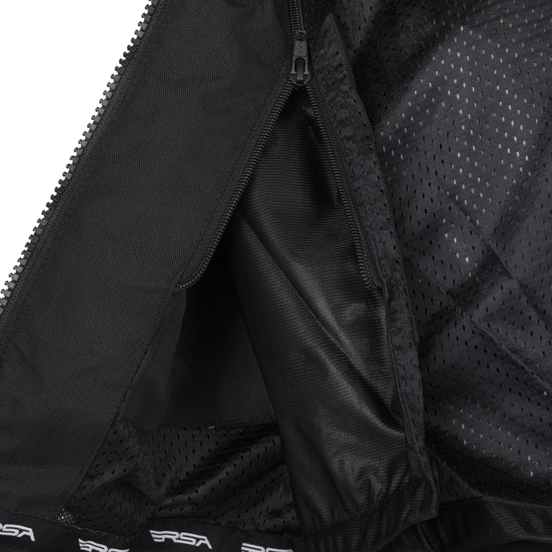 RSA Bolt dame motorcykeljakke sort-hvid