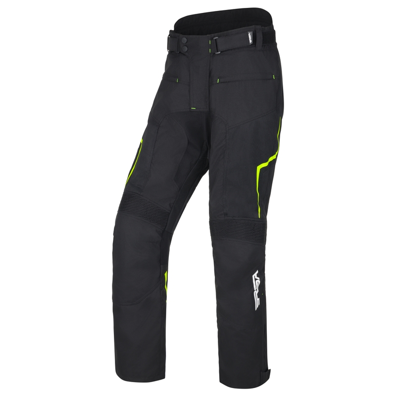 RSA Bolt motorcykelbukser sort-hvid-fluogul