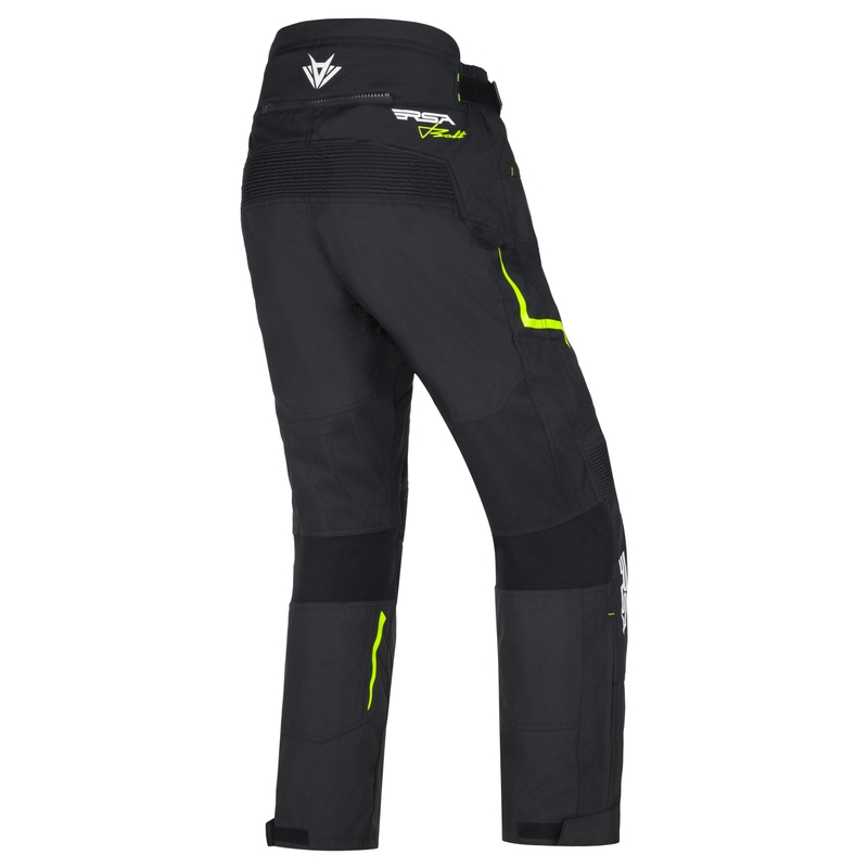 RSA Bolt motorcykelbukser sort-hvid-fluogul