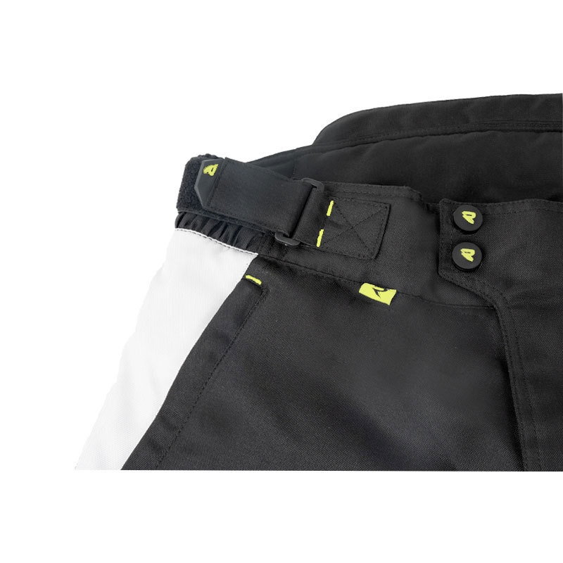 Street Racer Hilax Black-Gray-Fluo Yellow motorcykelbukser til kvinder