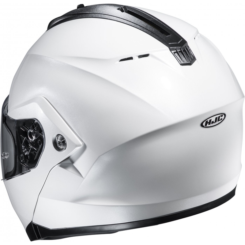 Flip-up motorcykelhjelm HJC hjelm C91N Solid perlehvid