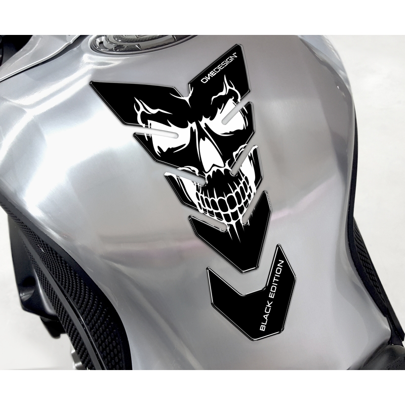 Dæksel til brændstoftank Print - Skull 5