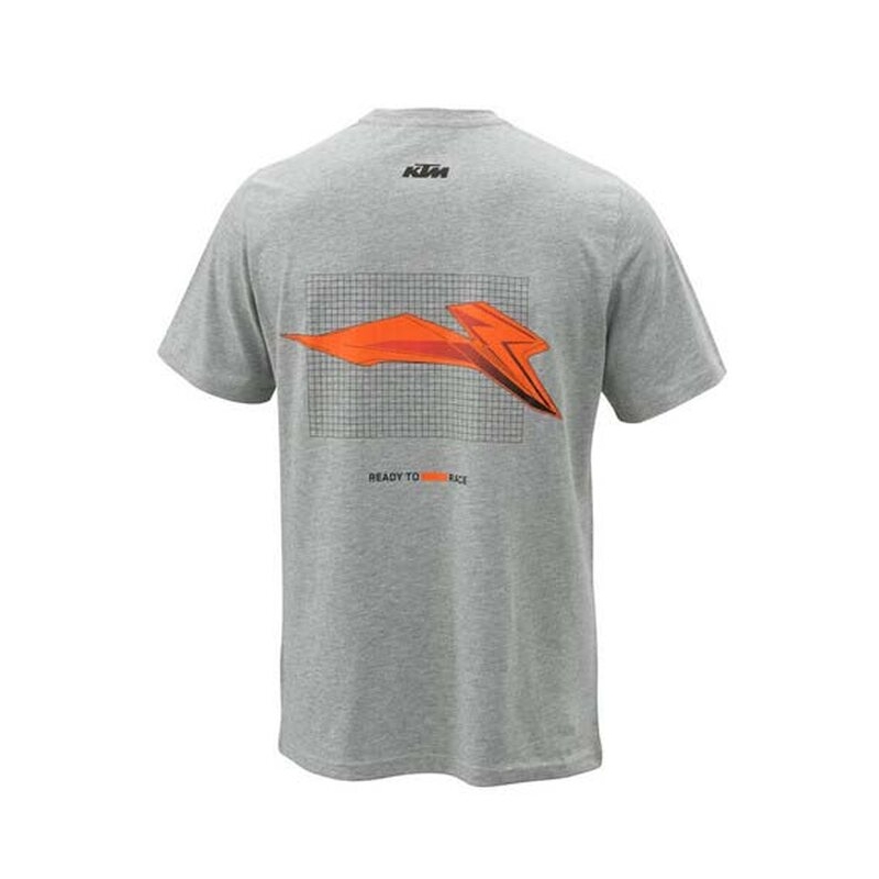 T-shirt KTM Grid Tee grå udsalg