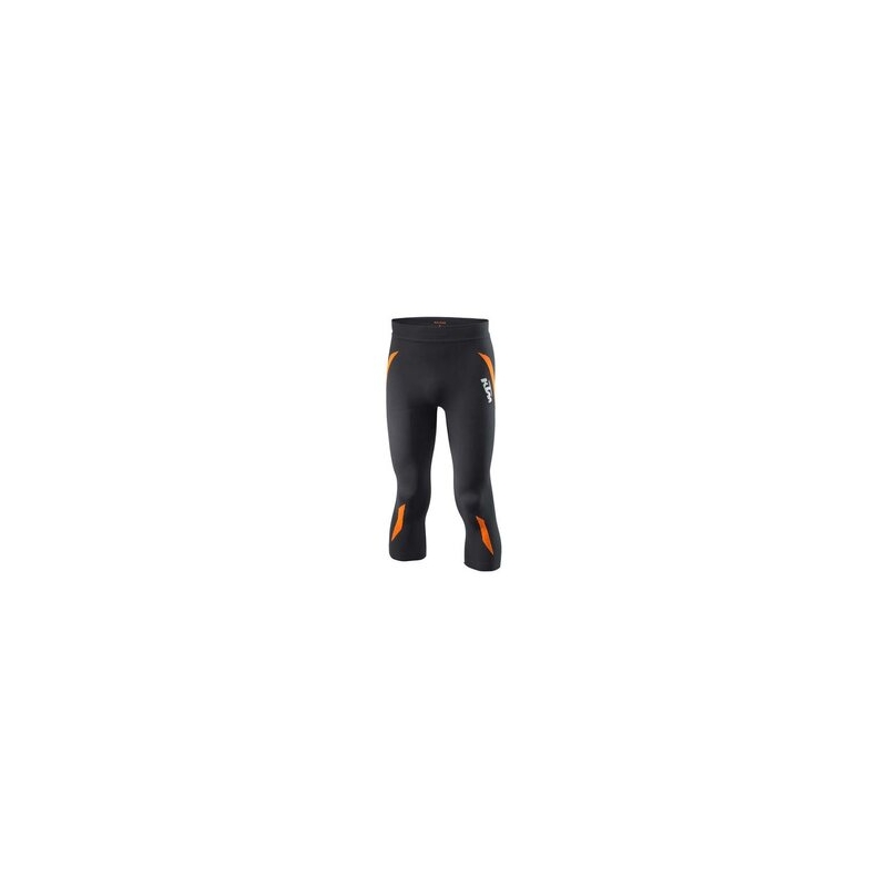 Funktionelle 3/4-bukser KTM Performance Summer sort-orange udsalg