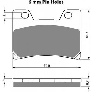Brzdové destičky GOLDFREN AD