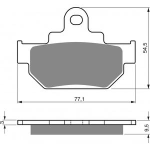 Brzdové destičky GOLDFREN AD