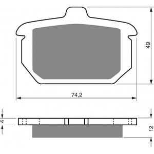 Brzdové destičky GOLDFREN S3