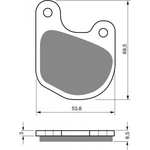 Brzdové destičky GOLDFREN AD
