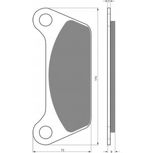 Brzdové destičky GOLDFREN S3