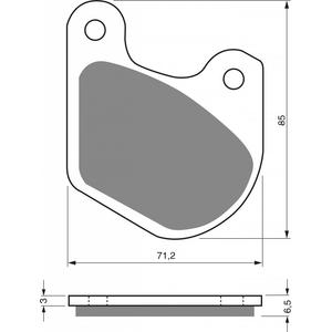 Brzdové destičky GOLDFREN S3