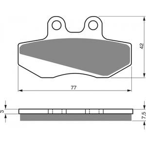 Brzdové destičky GOLDFREN AD