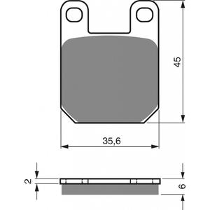 Brzdové destičky GOLDFREN S3