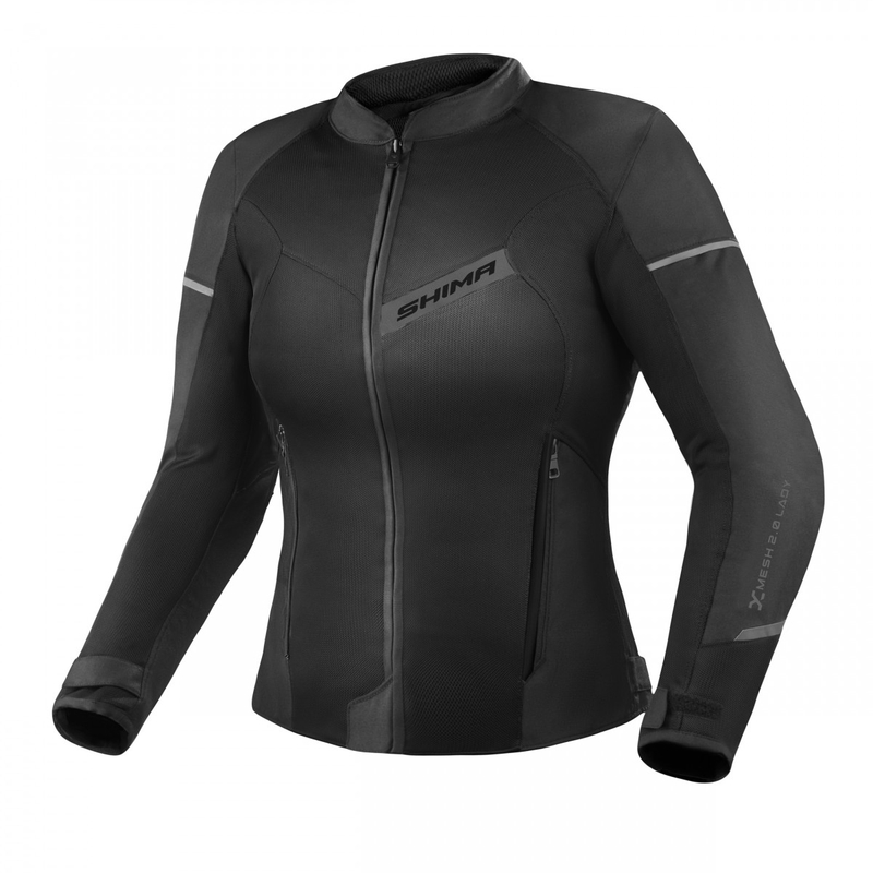Motorcykeljakke til kvinder Shima X-MESH 2.0 sort