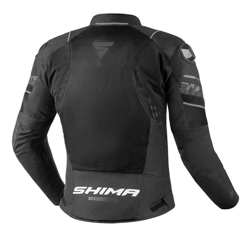 Motorcykeljakke Shima MESHPRO 2.0 sort