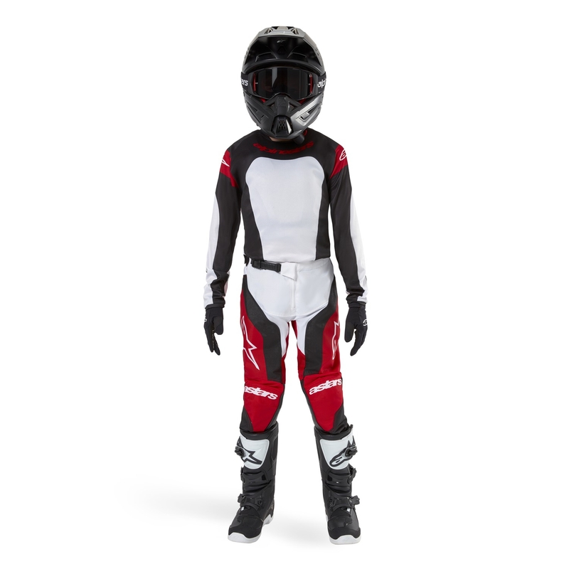 Alpinestars Racer Ocuri børne motocross trøje rød-hvid-sort