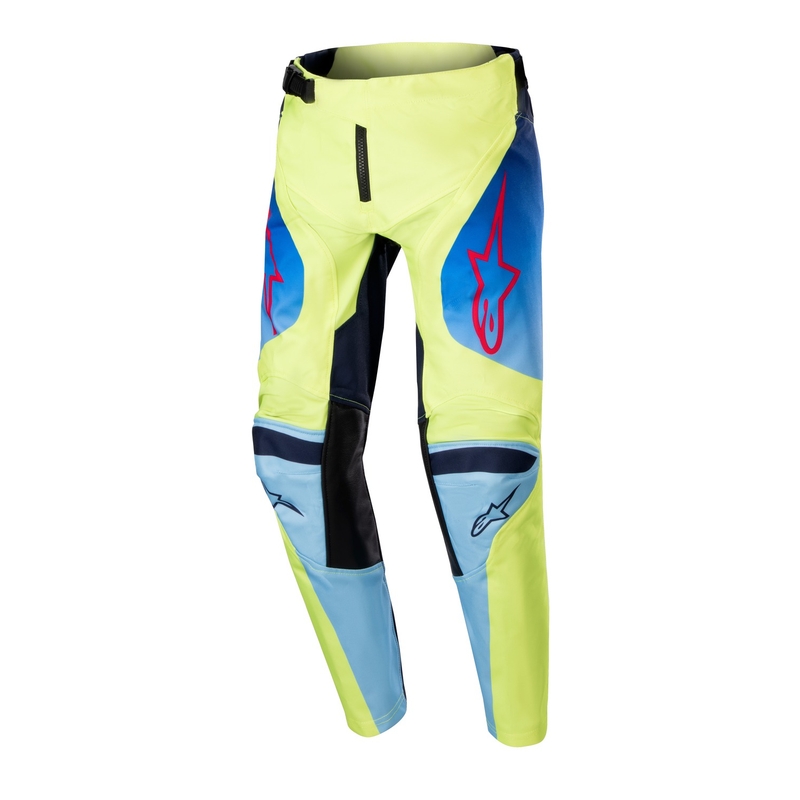 Alpinestars Racer Hoen børne motocross bukser fluo gul-blå-rød