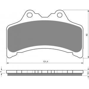 Brzdové destičky GOLDFREN S3