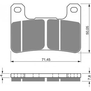 Brzdové destičky GOLDFREN AD
