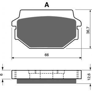 Brzdové destičky GOLDFREN S3
