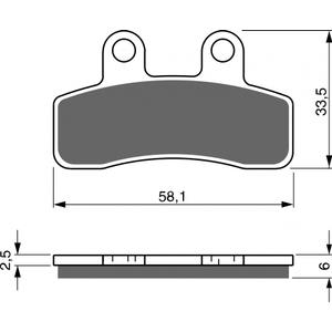 Brzdové destičky GOLDFREN AD