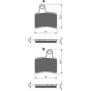 Brzdové destičky GOLDFREN S3