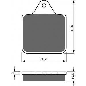 Brzdové destičky GOLDFREN S3