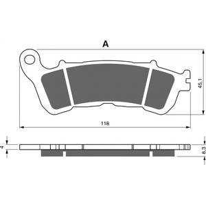 Brzdové destičky GOLDFREN S33 OFF-ROAD